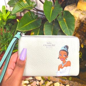 Coach Bags Coach X Disney Tiana Corner Zip Wristlet Poshmark